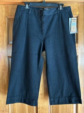 Lauren Jeans Company Black Cropped Capris
